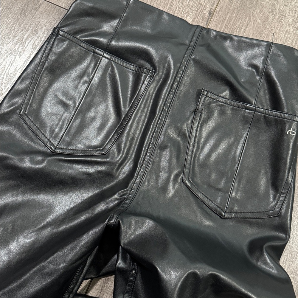 Rag & Bone faux leather leggings size M - Picture 8 of 8
